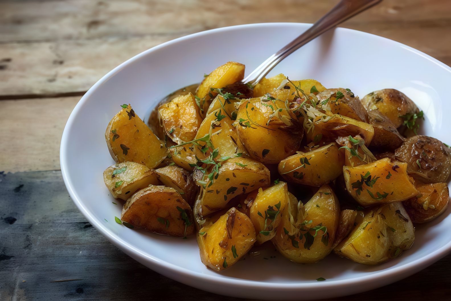 Coriander, Lemon & Garlic Batata