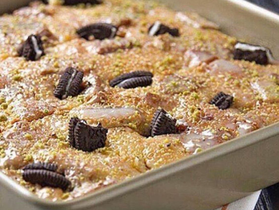 Oreo Basbousa