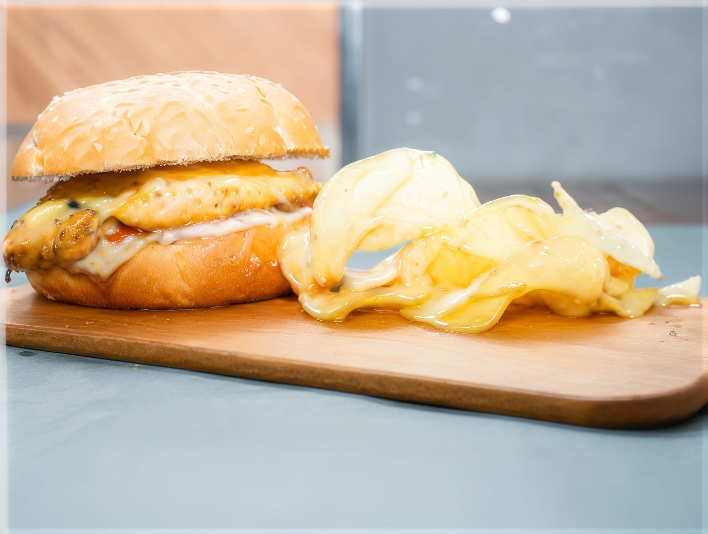 Bbq Cheesy Chicken Sandwich