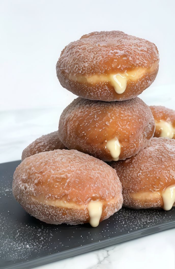 Custard And Sugar Donut