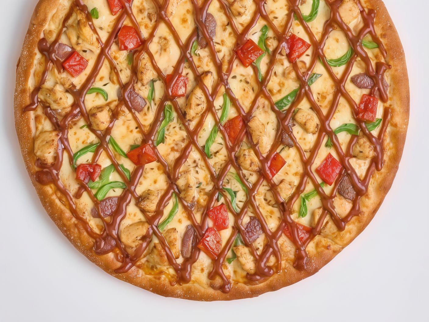 Fasting BBQ Chicken Pizza