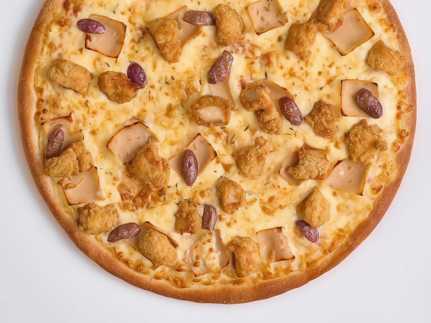 Fasting Crunchy Chicken Pizza