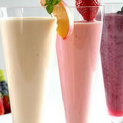 Blended Yogurt With Fruits