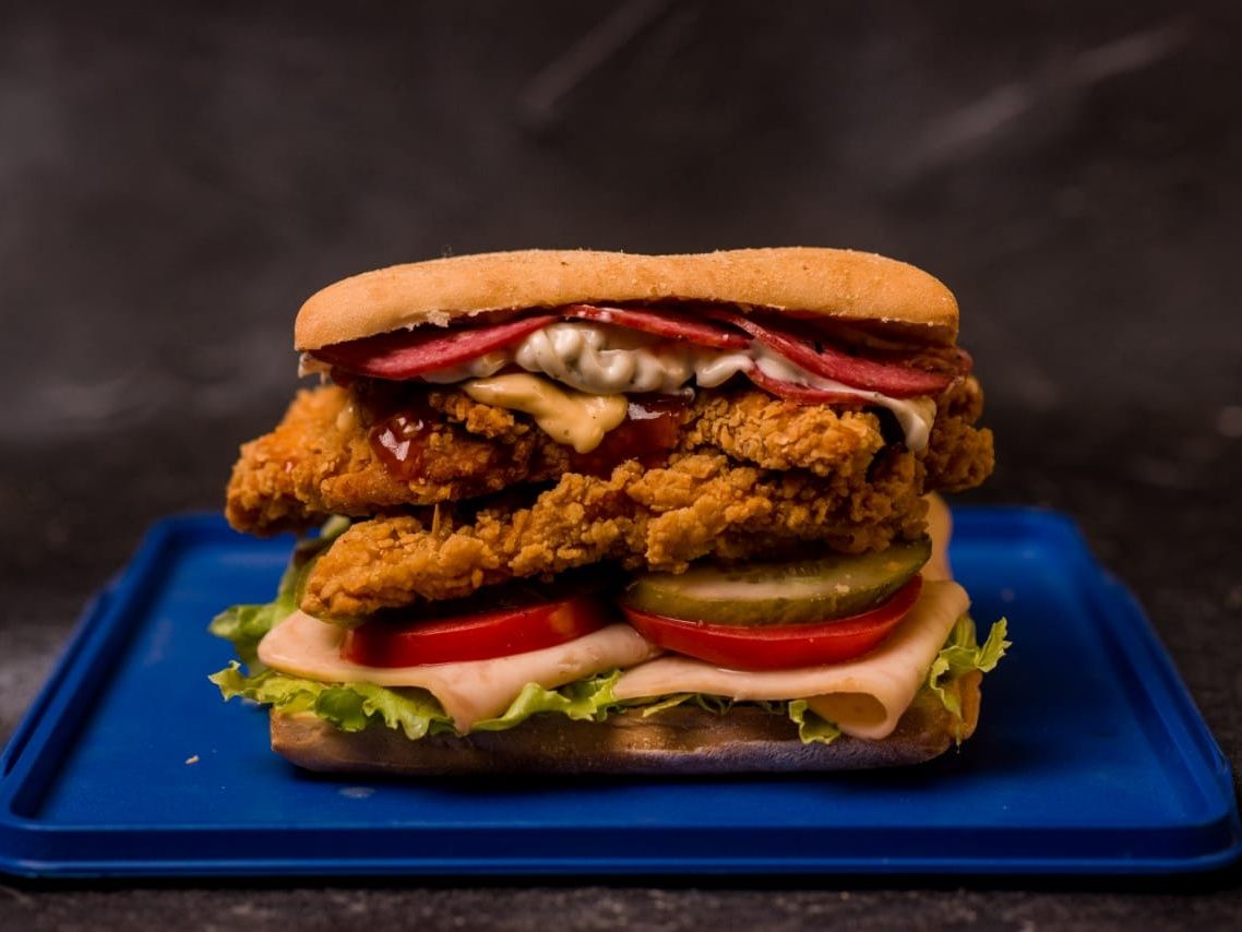 Zain chicken burger