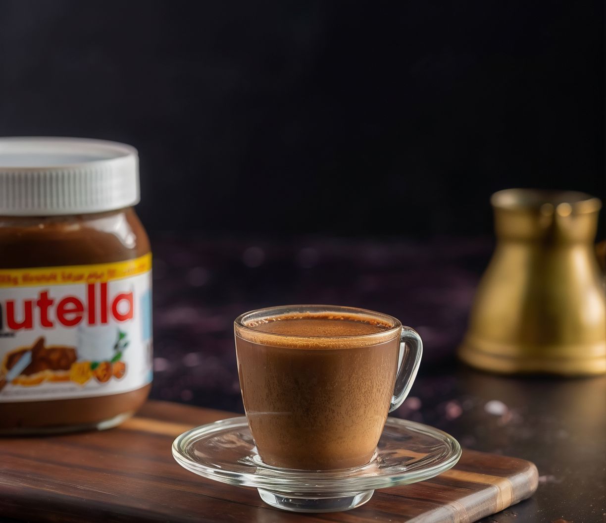 Turkish Coffee With Nutella Chocolate