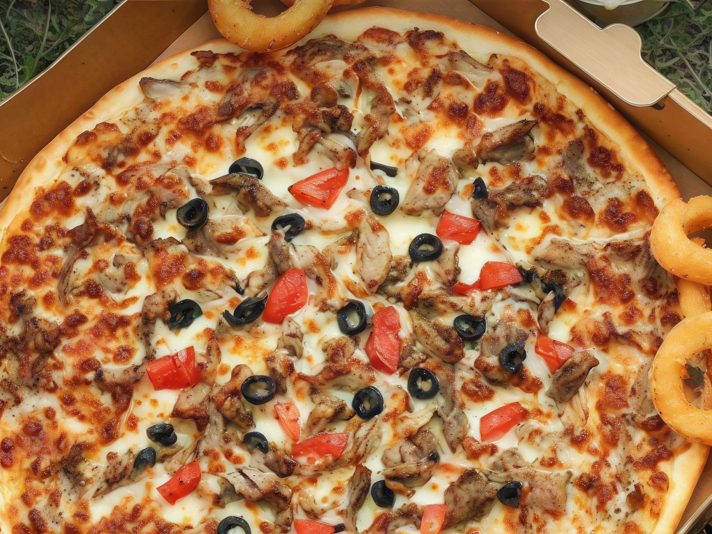 Grilled Meat Shawarma Pizza