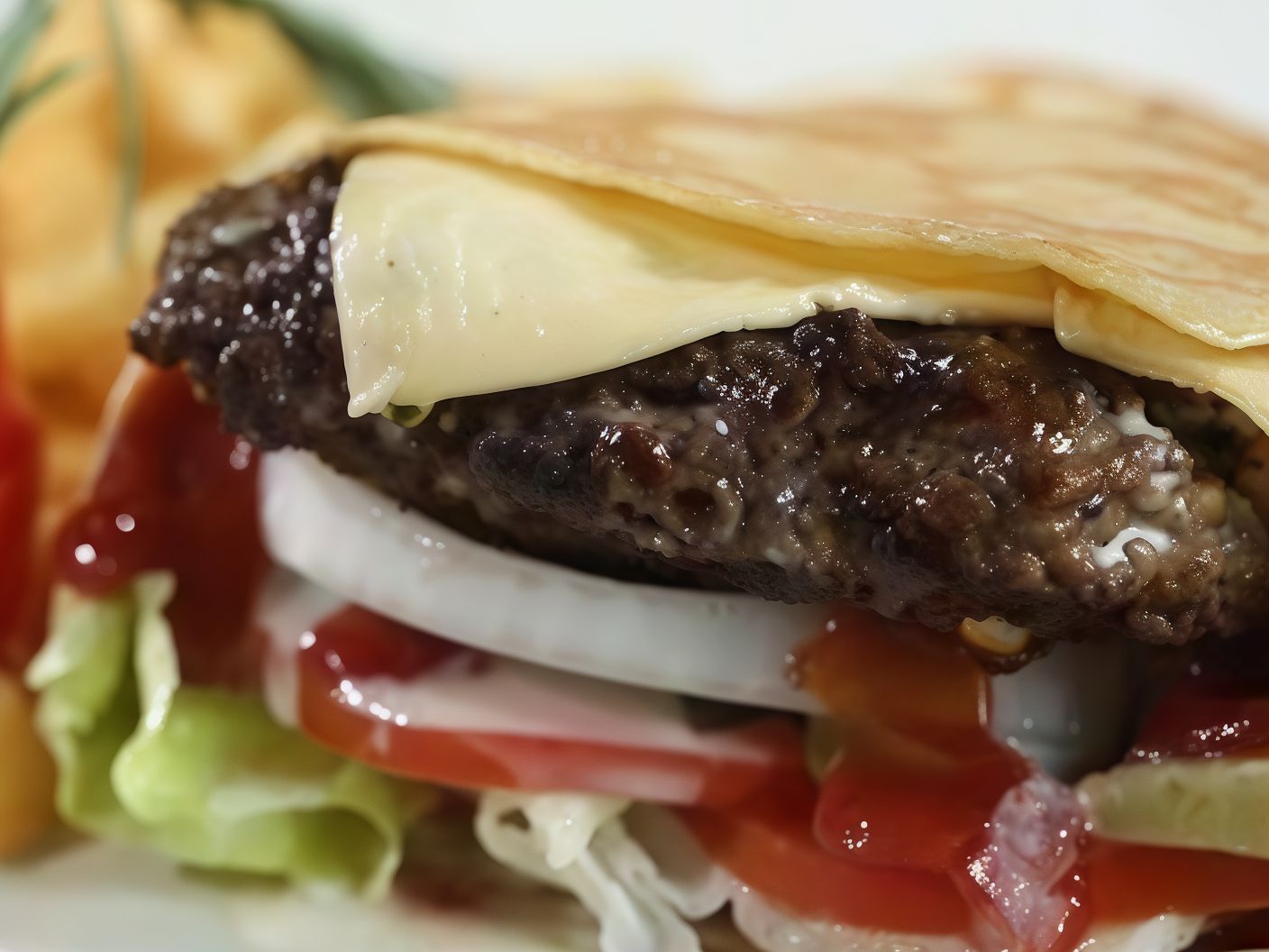Burger Egg Crepe