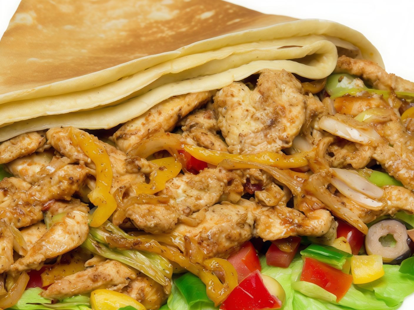 Chicken Shawarma Crepe
