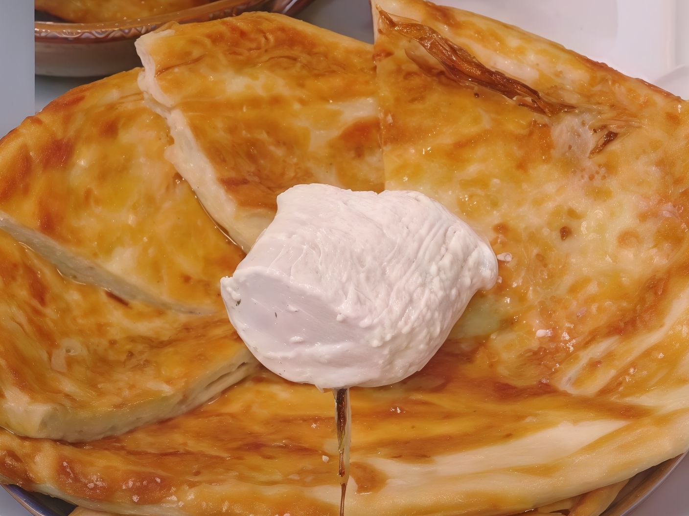 Feteer Meshaltet with cream