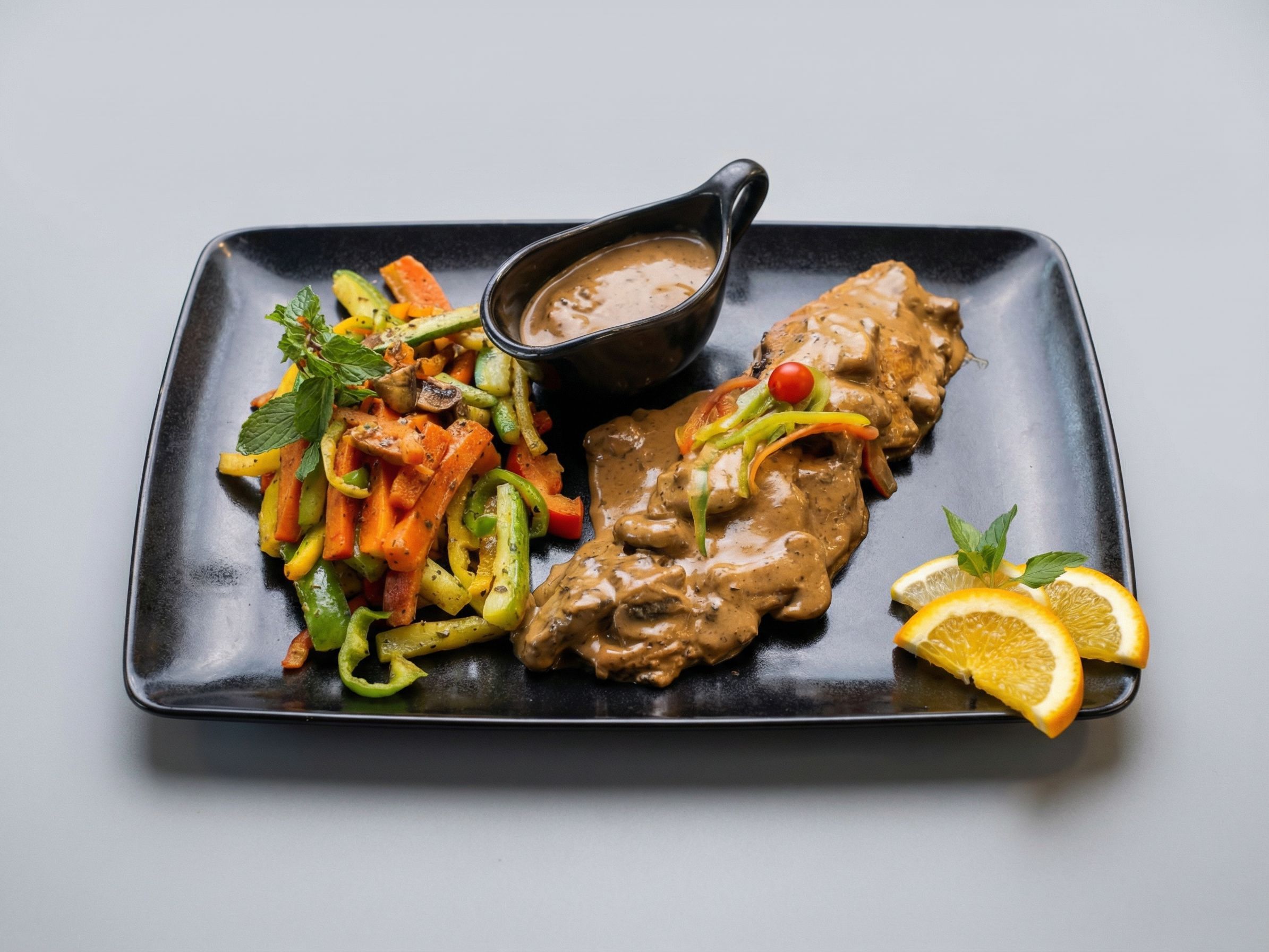 Beef Stroganoff Platter