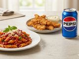 Arrabbiata Pasta with Strips Offer