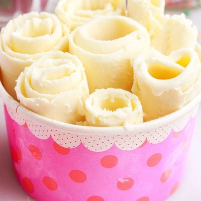 Pineapple Ice cream Rolls (3 Rolls)