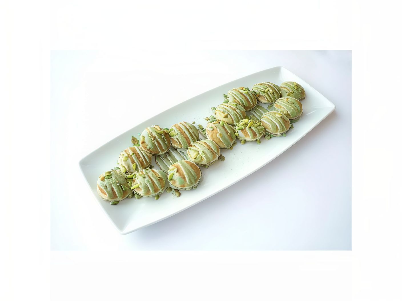 Mini Pancakes Pistachio 18Pcs
