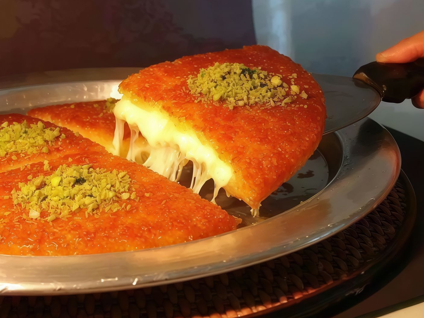 Konafa Nabulsia With Cheese