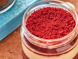 Red velvet jar