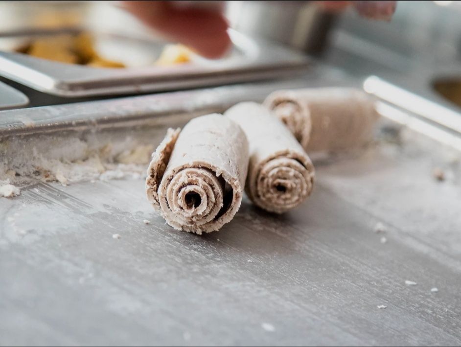 Nutella ice cream rolls ( 3 rolls)