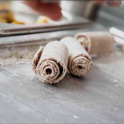 Nutella ice cream rolls ( 3 rolls)