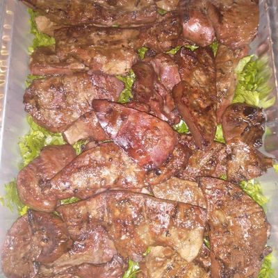 Liver and Heart Platter