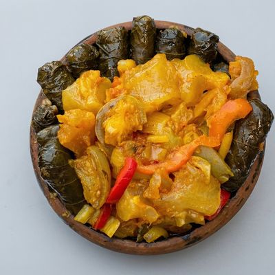 Vine Leaves With Knuckles Casserole