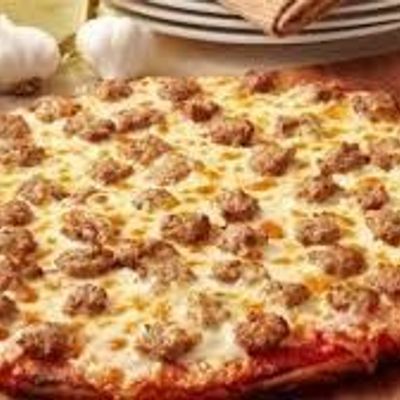 Sausage With vegetables and cheese Manakish