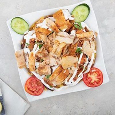 Chicken shawarma Fatteh