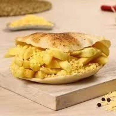 Potato Sandwich with Rumi and Cheddar Cheese