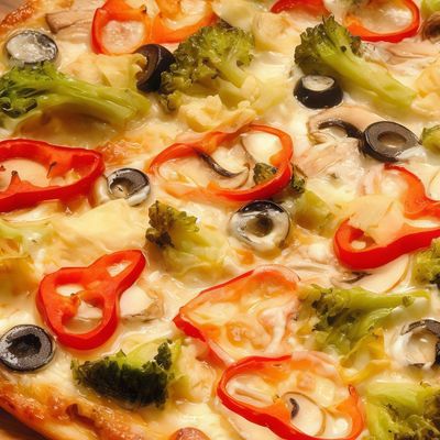 Italian vegetable pizza