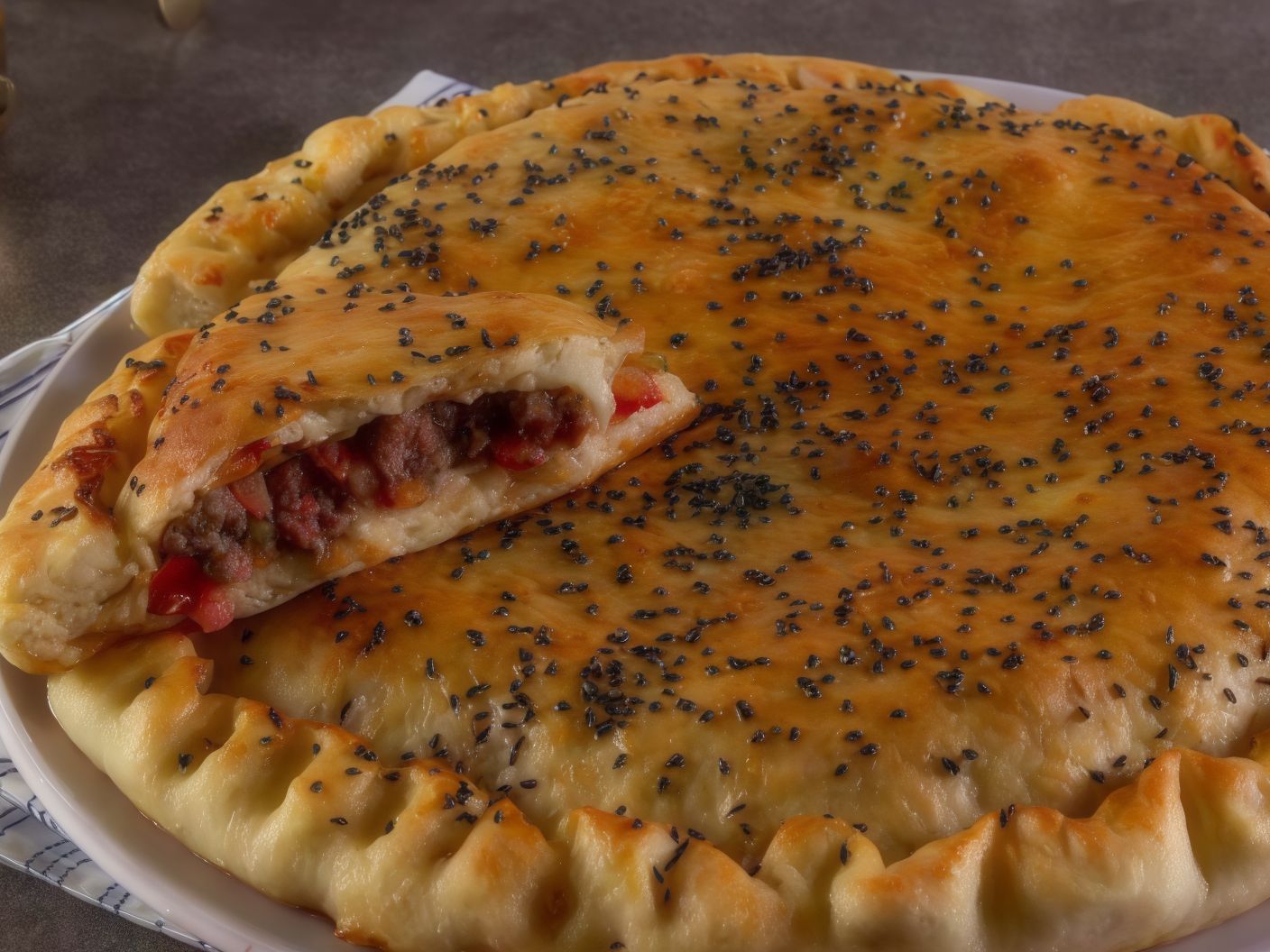 Minced Alexandrian sausage feteera