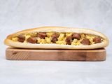 Alexandrian Sausage with egg Sandwich