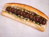 Grilled Kofta In French Bread Sandwich
