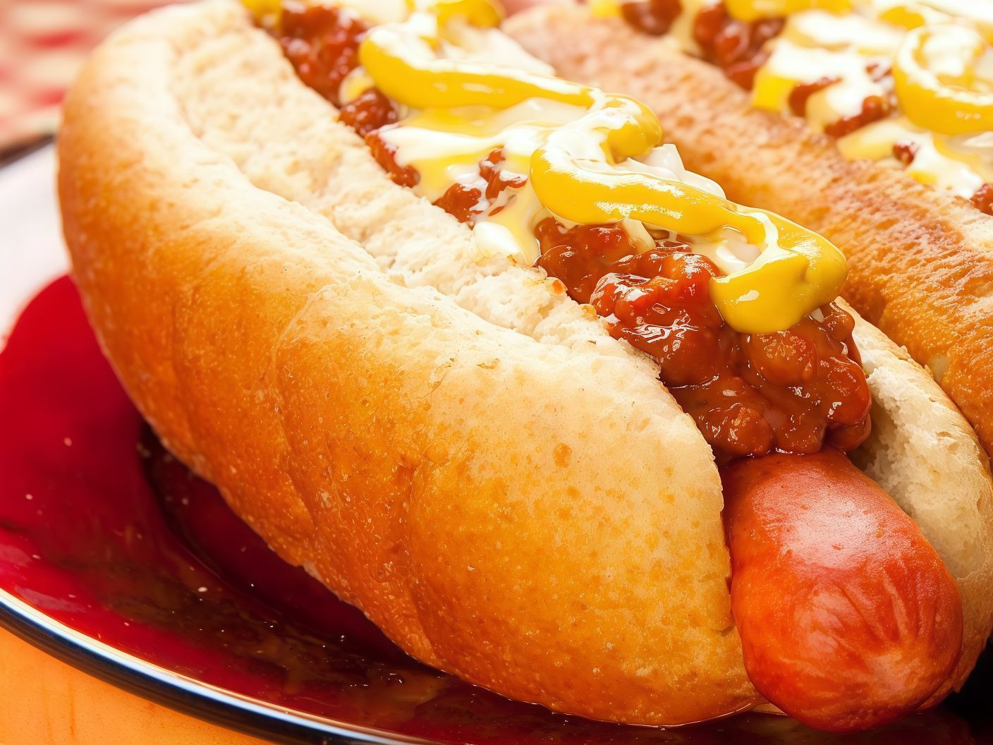 Spicy Chili Hot Dog Sandwich