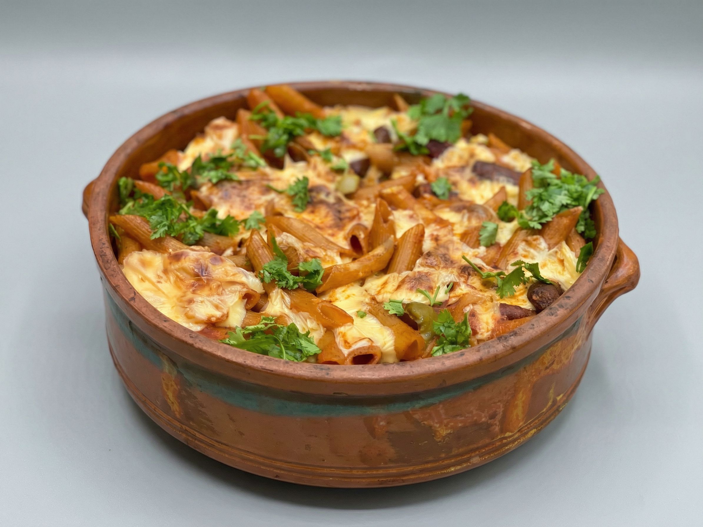 Oven Oriental Sausage Pasta