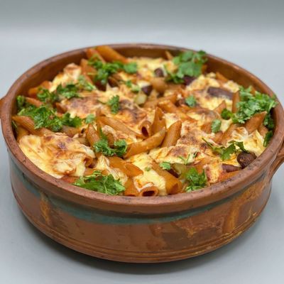 Oven Oriental Sausage Pasta
