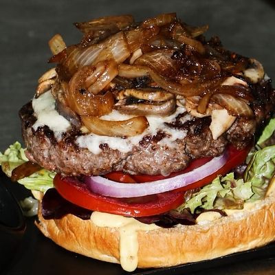 Swiss Mushroom Burger