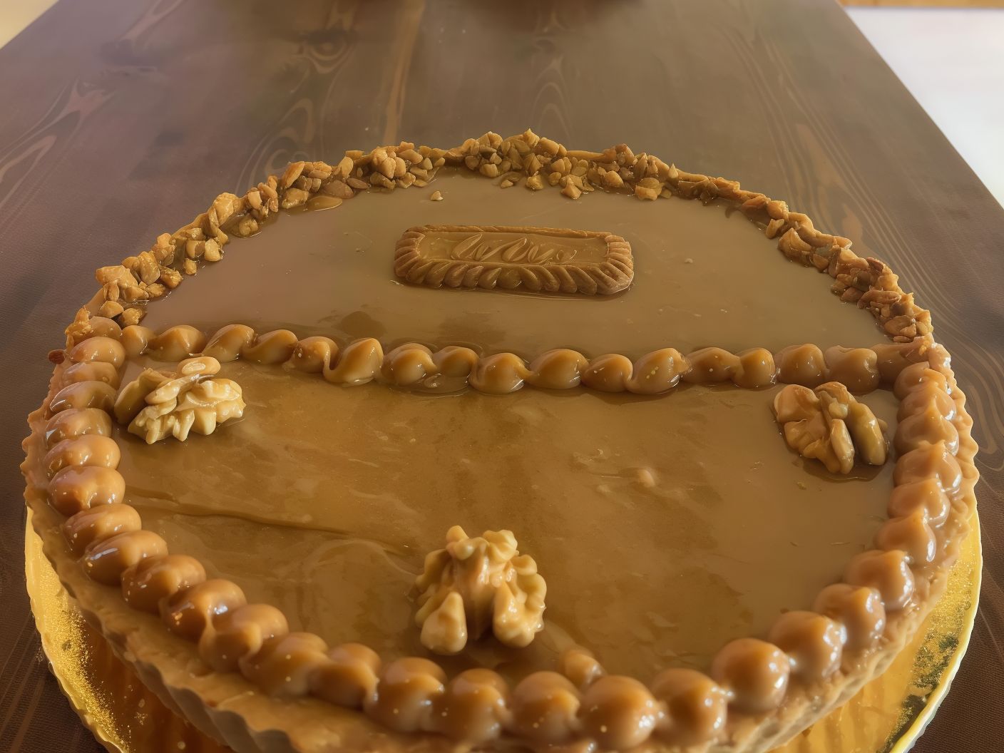 Half Lotus And Half Caramel Tart