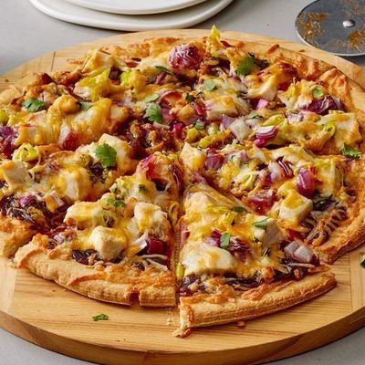 Chicken BBQ pizza