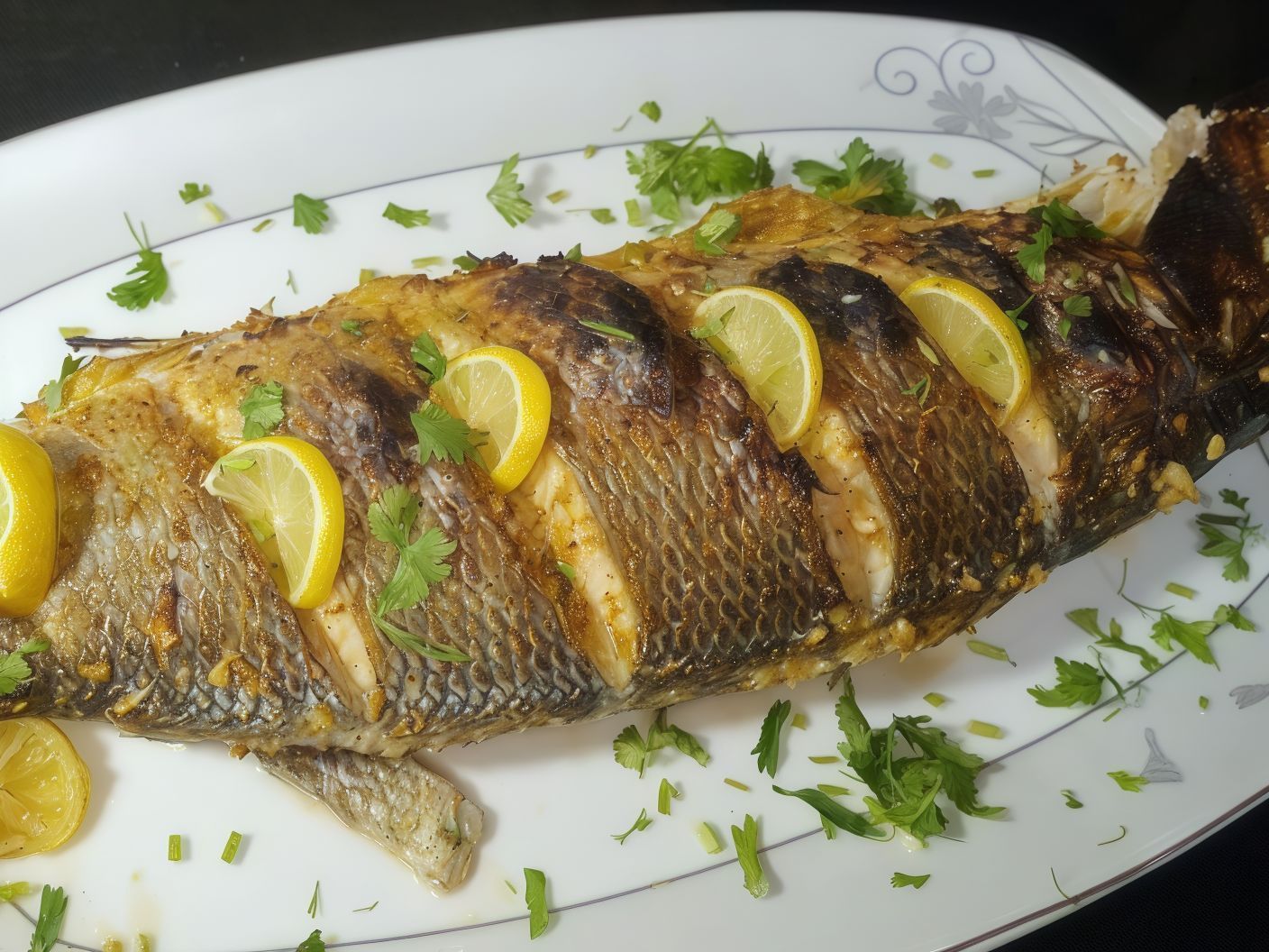 Baladi Grilled Sea Bass