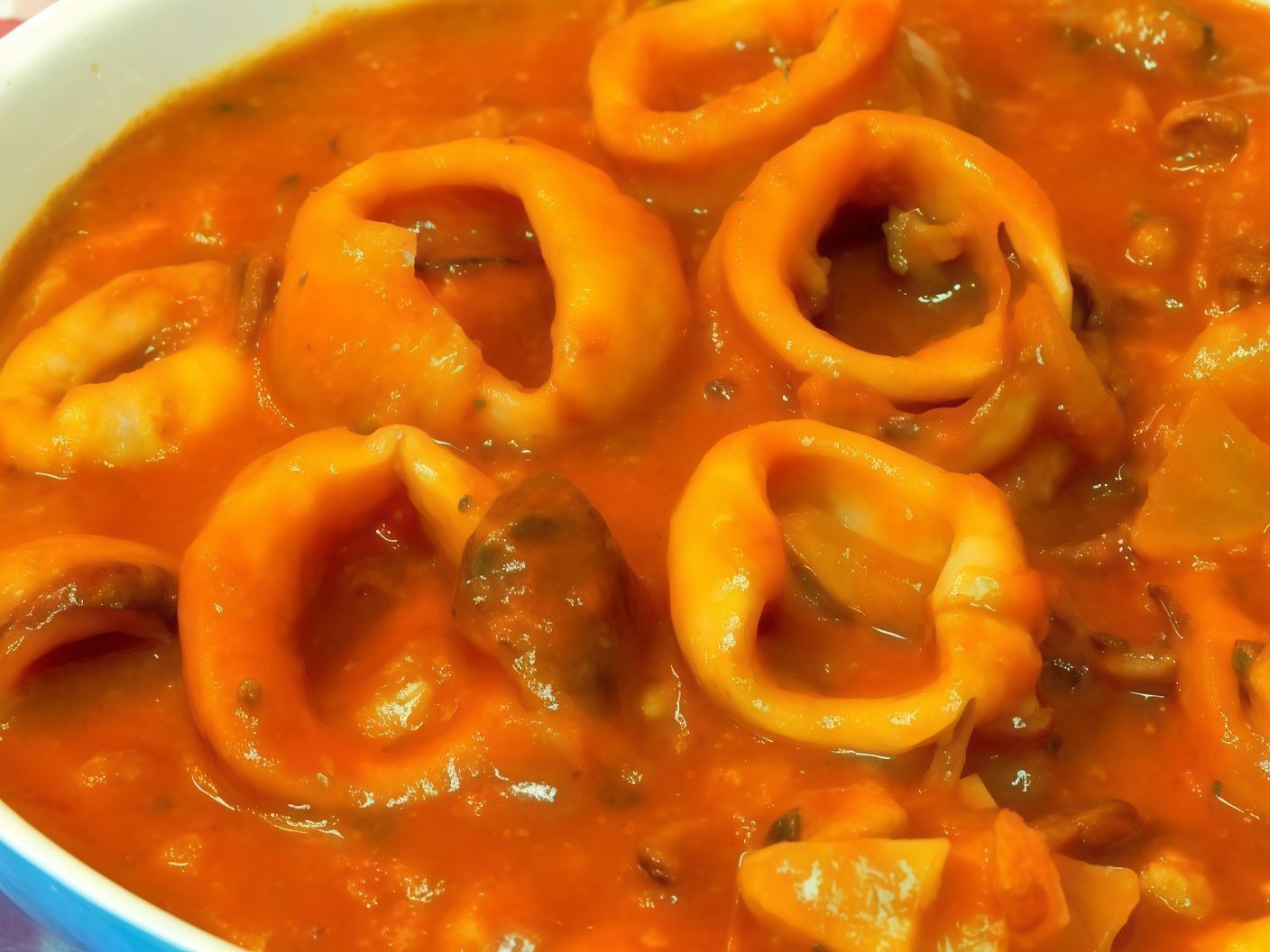 Baladi Squid Casserole With Red Sauce