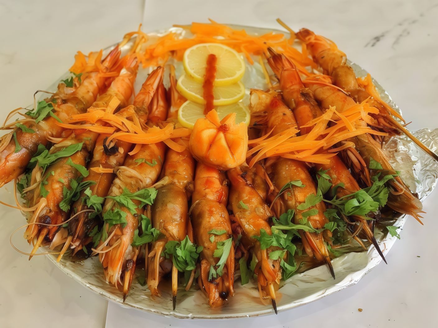 Large Grilled Local Swiss Shrimp