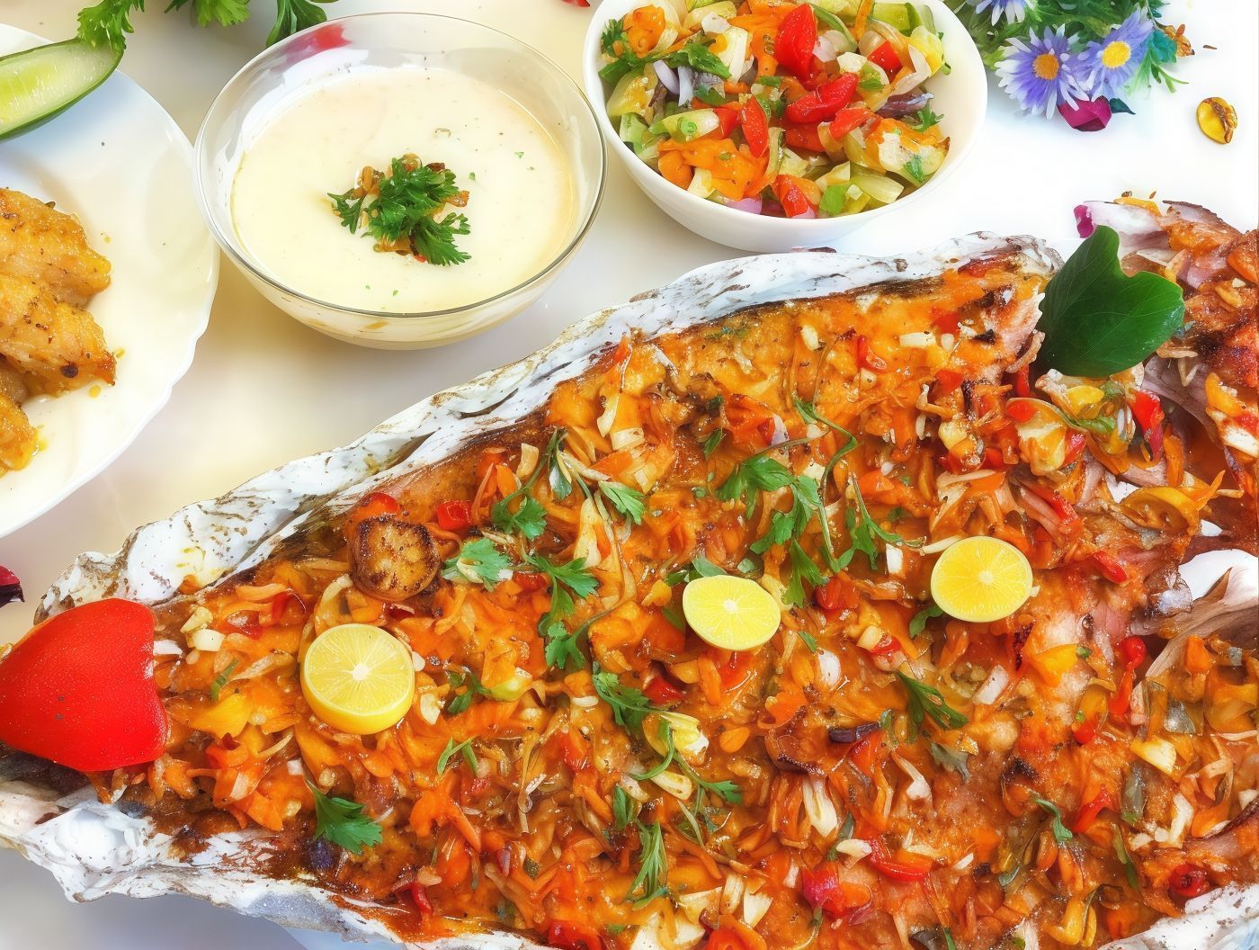 Sinjari Grilled Mullet Meal