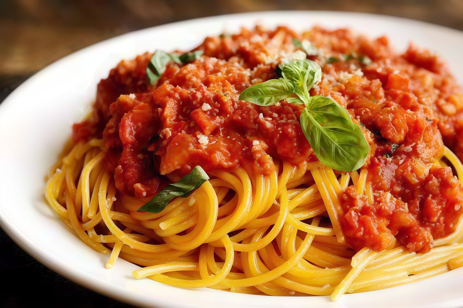 Spaghetti With Tomato Sauce