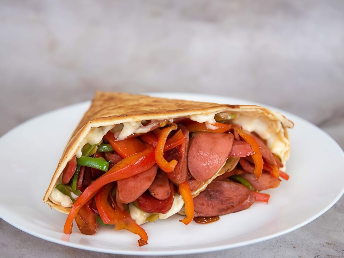 Sausage Crepe