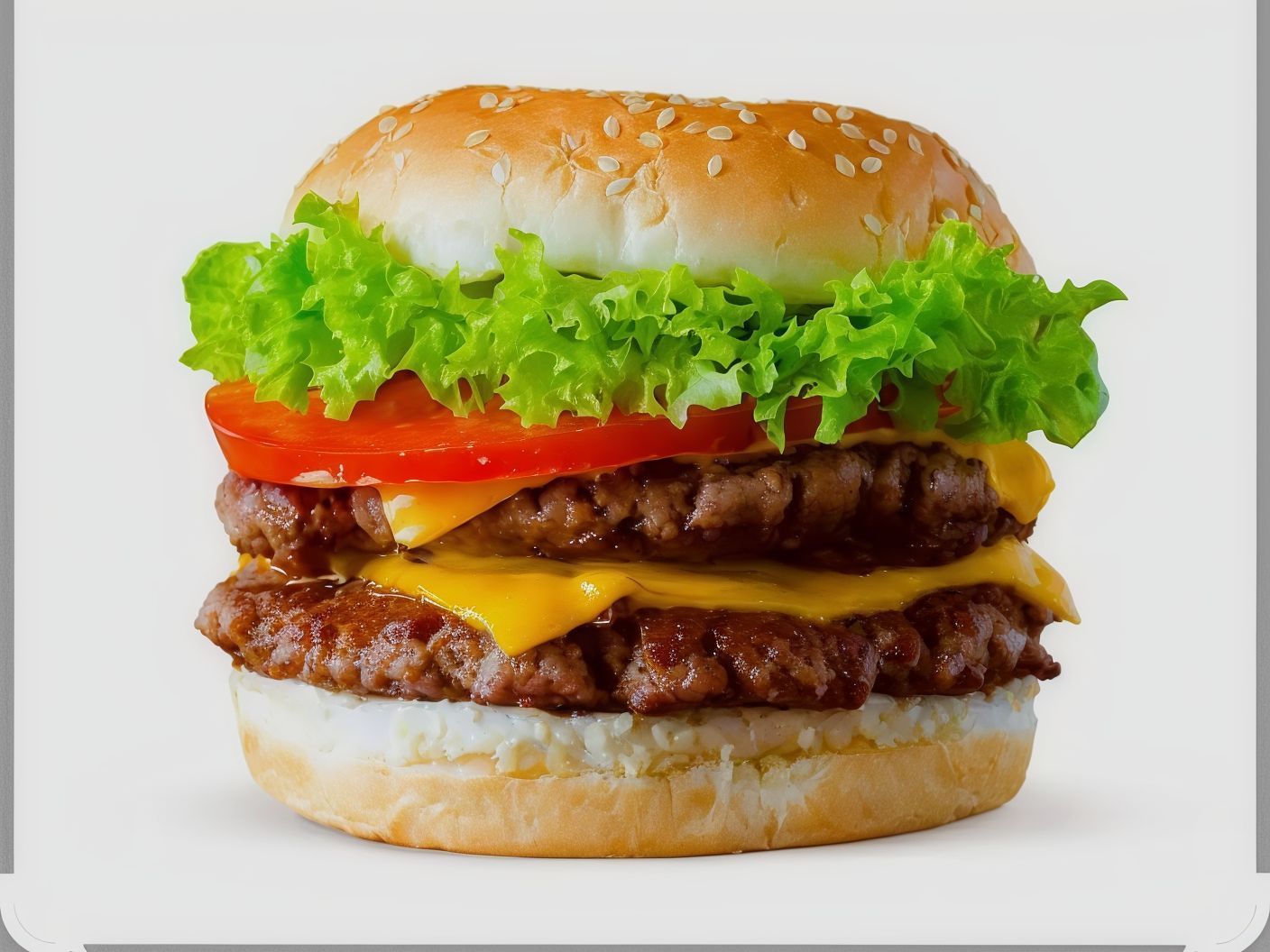 Double beef burger