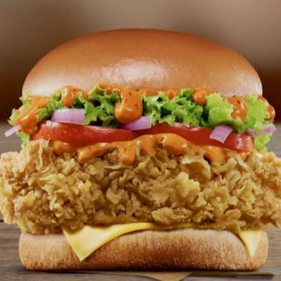 Super Crunchy Single Burger