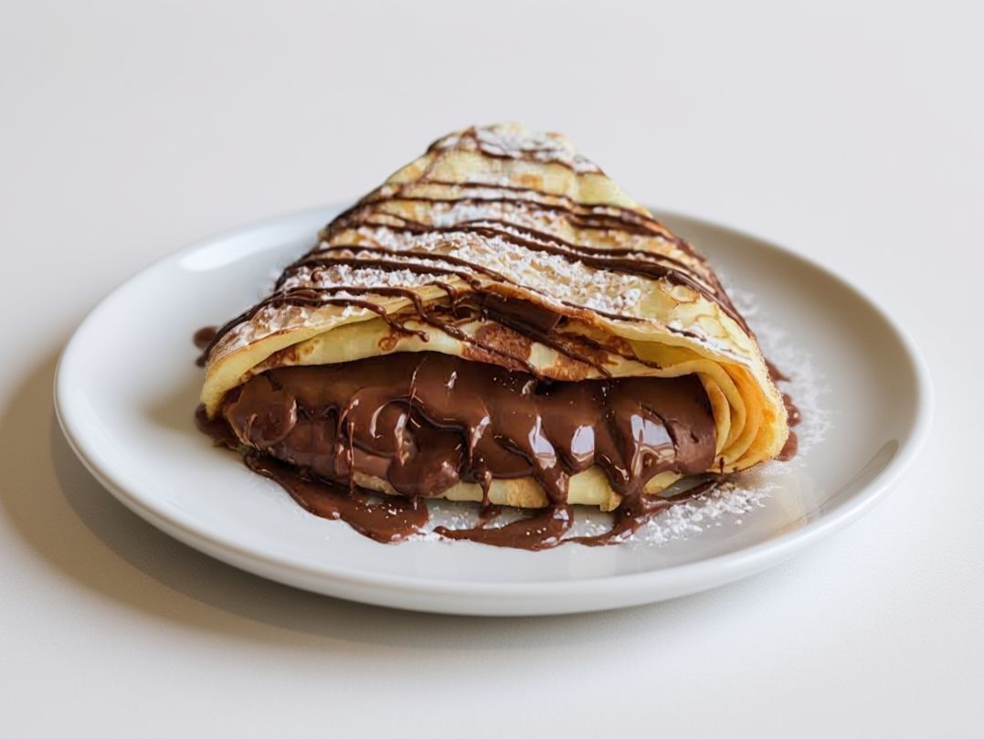 Nutella and hazelnut crepe mix