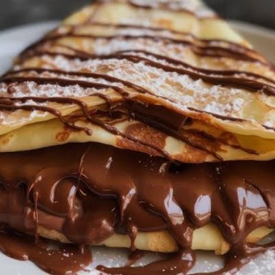 Nutella and hazelnut crepe mix