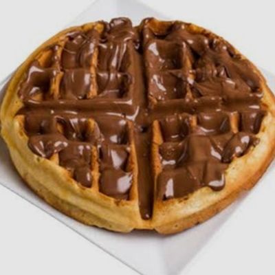 Nutella waffle mix with Twinkies