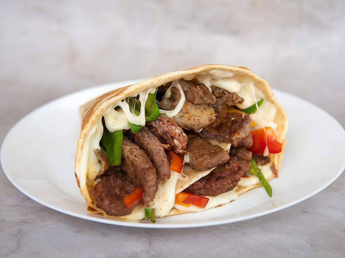 Beef Burger Crepe