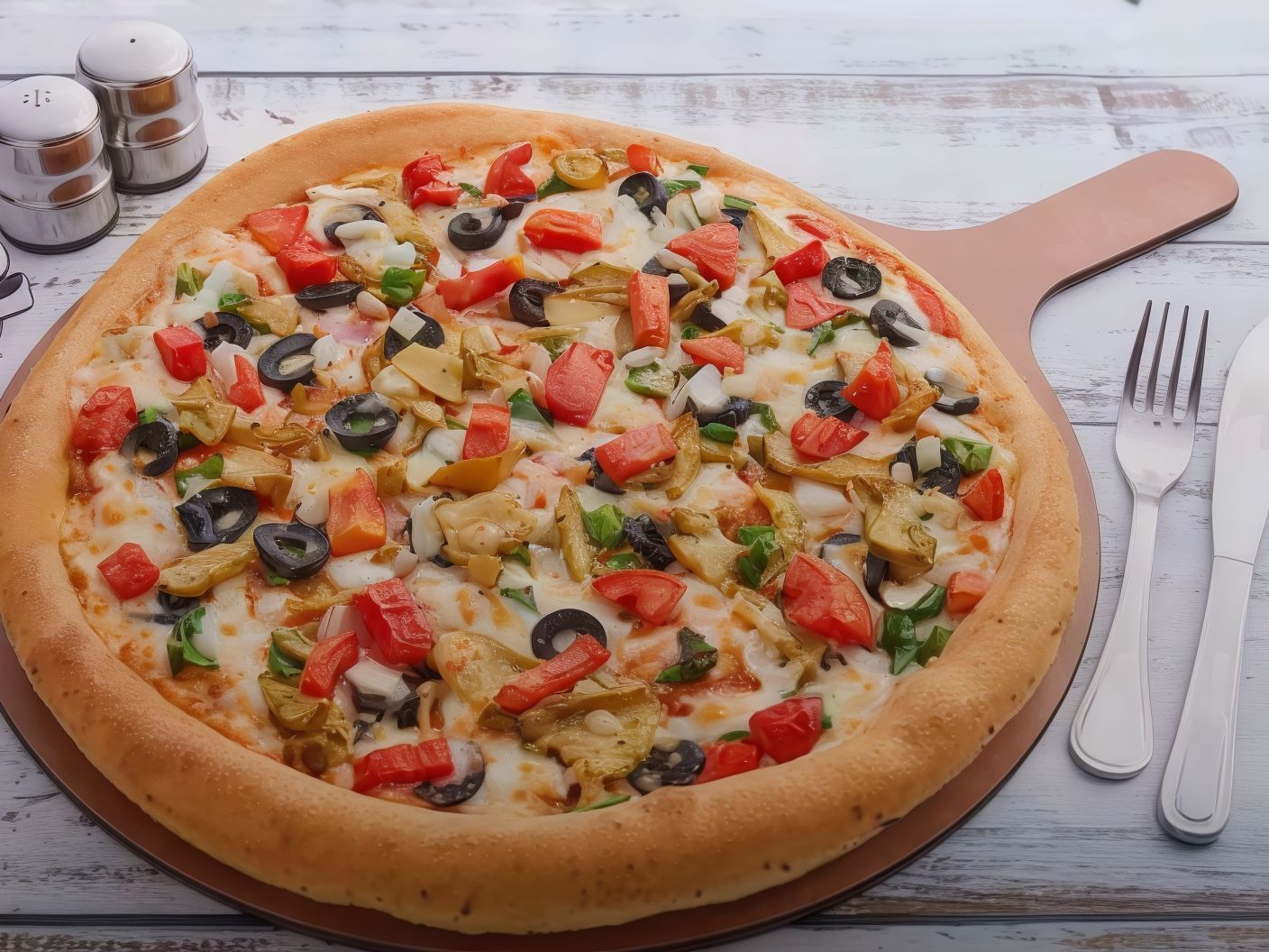 Vegetable pizza