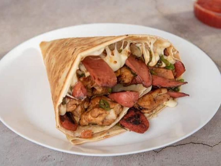 Shish Mixicano Hot Dog Crepe